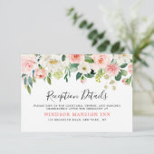 Blinderoze flesjes Botanische Ontvangst - Gegevens Kaart (Staand voorkant)