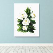 Blinderpees waterverf canvas afdruk (Insitu (Houten vloer))