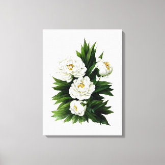 Blinderpees waterverf canvas afdruk
