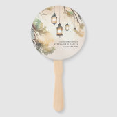 Blinderstruik Botanische lantaarns Handwaaier (Voorkant)