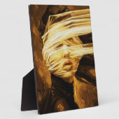 Blindfolded Woman – Surreal Oil Art Fotoplaat (Zijkant)