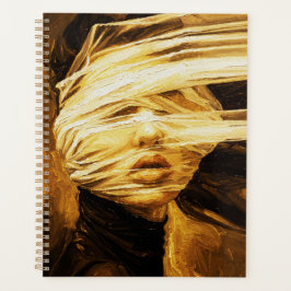 Blindfolded Woman – Surreal Oil Art Planner