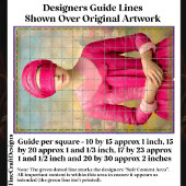 Blindgevouwen vrouw, roze jurk DH8L Decoupage Tissuepapier