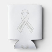 Blindheid Awareness Ribbon Blikjeskoeler (Achterkant)