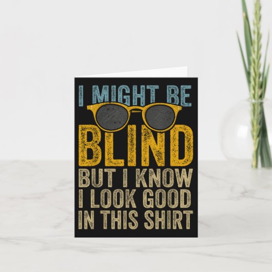Blindheid Bewustzijn Blinde mensen Visueel Fu Kaart (Voorkant)