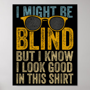 Blindheid Bewustzijn Blinde mensen Visueel Fu Poster