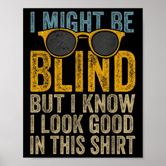 Blindheid Bewustzijn Blinde mensen Visueel Fu Poster (Voorkant)