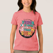 Blindheid bewustzijnsshirt Tri-Blend shirt (Voorkant)