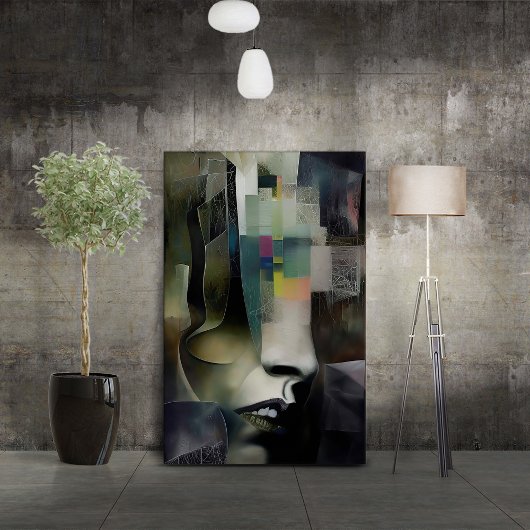 blindheid canvas afdruk