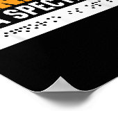 Blindheid is een symbool voor brailleschommeling v poster (Hoek)