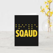 Blindheid voor blinde mensen braille kaart (Gele Bloem)