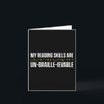 Blindheid voor blinde mensen braille kaart<br><div class="desc">Blindheid voor blinden 3</div>