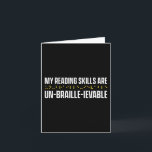 Blindheid voor blinde mensen braille kaart<br><div class="desc">Blindheid voor blinden 3</div>