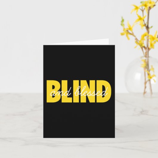 Blindheid voor blinde mensen braille kaart (Gele Bloem)