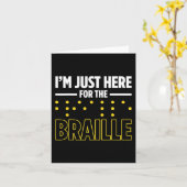 Blindheid voor blinde mensen braille kaart (Gele Bloem)