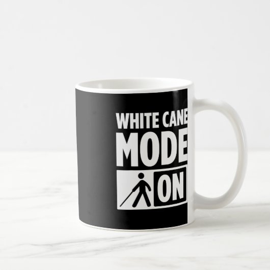 Blindheid voor blinde mensen braille koffiemok (Rechts)