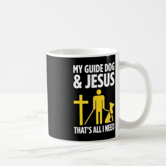 Blindheid voor blinde mensen braille koffiemok (Rechts)