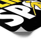 Blindheid voor blinde mensen braille poster (Hoek)