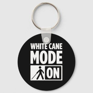 Blindheid voor blinde mensen braille sleutelhanger