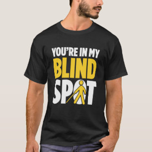 Blindheid voor blinde mensen braille t-shirt