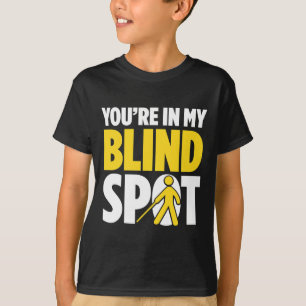 Blindheid voor blinde mensen braille t-shirt