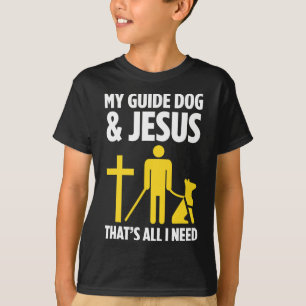 Blindheid voor blinde mensen braille t-shirt