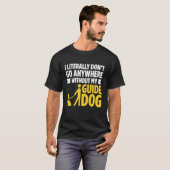 Blindheid voor blinde mensen braille t-shirt (Voorkant volledig)