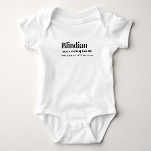 Blindian Black en South Asian Kamala Harris shirt (Voorkant)