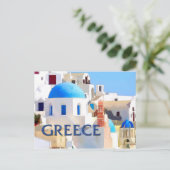 Blinding White Buildings in Griekenland Briefkaart (Staand voorkant)