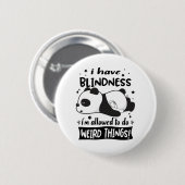Blindness Awareness Month Ribbon Giften Ronde Button 5,7 Cm (Voorkant /achterkant)