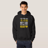Blindness For Blind People Blind Person Braille Re Hoodie (Voorkant volledig)