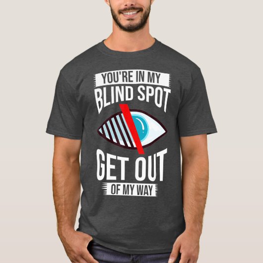 Blindness Gift For Blind People Braille T-shirt (Voorkant)