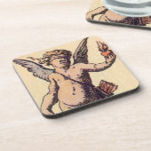 blindomhulde cupid, Valentijnse Tarot Kaart Drankjes Onderzetter (Linkerzijde)