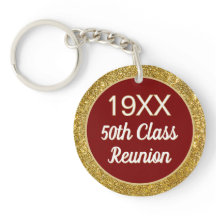 Bling!! 50e klasreünie-sleutelhanger