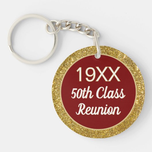 Bling!! 50e klasreünie-sleutelhanger sleutelhanger (Voorkant)