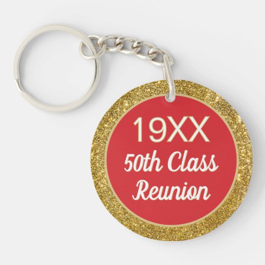 Bling!! 50e klasreünie-sleutelhanger sleutelhanger (Voorkant)