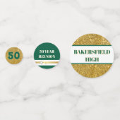 Bling! 50e klasreünie tafelconfetti confetti (Voorkanten)