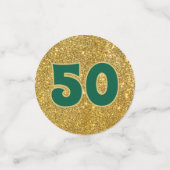 Bling! 50e klasreünie tafelconfetti confetti (Kleine voorkant)