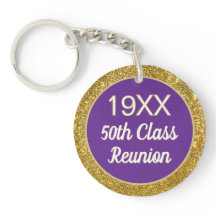 Bling!! 50ste klasreünie-sleutelhanger