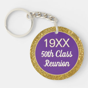 Bling!! 50ste klasreünie-sleutelhanger sleutelhanger