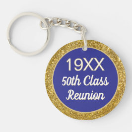 Bling!! 50ste klasreünie-sleutelhanger sleutelhanger