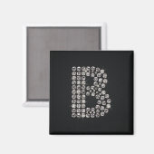 bling - B Magneet (Voorkant / Achterkant)