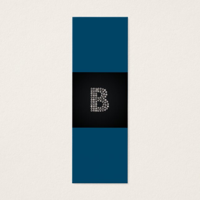 bling - B Mini Visitekaartjes (Voorkant)