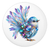 Bling Birds Thema Keramische Knop (Voorkant)