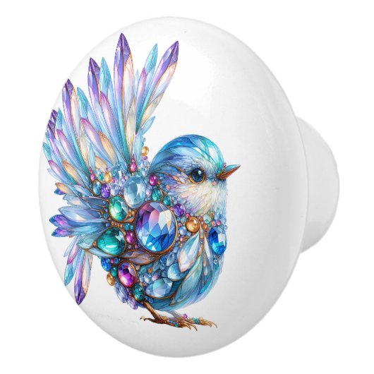 Bling Birds Thema Keramische Knop (Rechts)