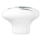 Bling Birds Thema Keramische Knop (Zijkant)