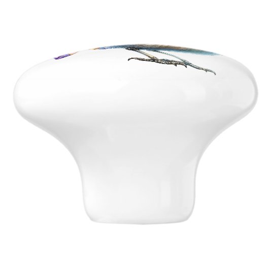 Bling Birds Thema Keramische Knop (Zijkant)