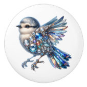 Bling Birds Thema Keramische Knop (Voorkant)