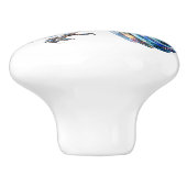 Bling Birds Thema Keramische Knop (Zijkant)