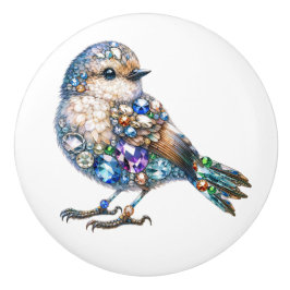 Bling Birds Thema Keramische Knop
